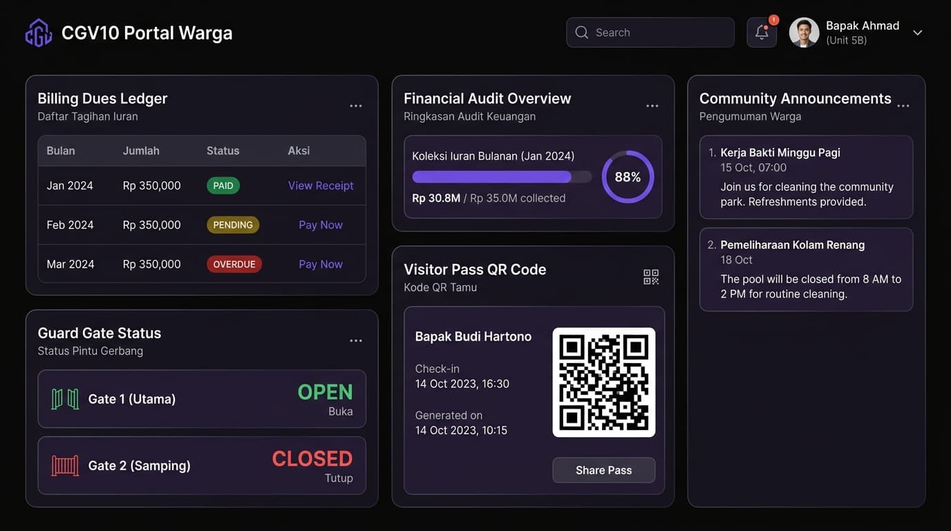 CGV10 Portal Warga — screenshot 1