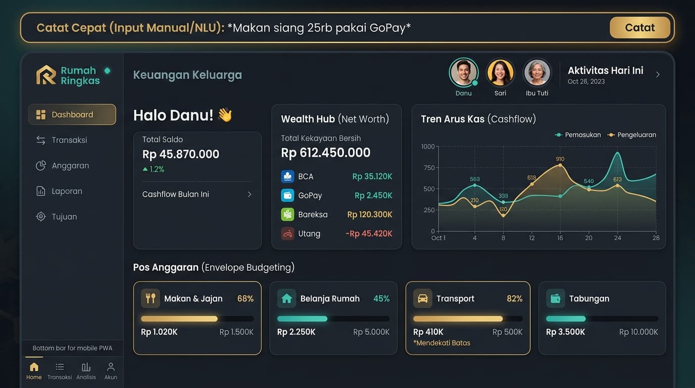 Rumah Ringkas — Keuangan Keluarga — screenshot 1